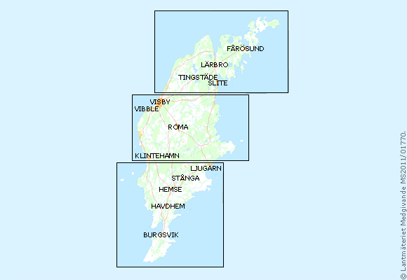 Sudret Gotland Karta | Karta